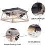 HMVPL Close to Ceiling Light, Farmhouse Flush Mount Lighting Fixtures Industrial Ceiling Lamp 2-Light for Bedroom Kitchen Island Dining Room Foyer Hallway