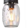 Mason Jar Chandelier, Kitchen Island Lighting in Rustic Faux Wood, Farmhouse Lighting for Dining Room, 30'' x 3.9'' x 19.5''