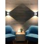 Tubicen 10W LED Dimmable Sconces Wall Lighting, 3000K Modern Bright Wall Lights Up Down, Large Powerful Lighting Area, Indoor LED Wall Sconce Lights for Bedroom Living Room Bathroom, White