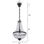 Pendant Lights Crystal Pendant Chandelier Lighting LED Ceiling Light Fixture Lamp Dining Room Bathroom Bedroom Livingroom 1E26 Bulbs Required H18 in X D12 in