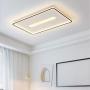 Modern Chic Living Room Lamp LED Ceiling Light Rectangle Ceiling Lamp Metal Acrylic Dimmable 3500 K - 6500 K with Remote Bedroom Dining Room Ceiling Design Lamp