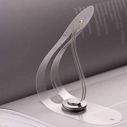 2PCS Creative Book Light LED Reading Mini Bookmark Lights LED Portable Books Eye Protection Reading Light Bookmark Reading Lamp for Night Reading LED Room Decoration Lights (White)