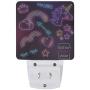 Magical Unicorn Night Light for Girl Bedroom,Auto Dusk to Dawn Sensor Nightlight,Plug-in Wall Light for Bedroom,Bathroom,Nursery,Kitchen,Hallway,Stairs,Energy Efficient,Pack of 2