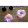 DLTND Solar Rope Lights Outdoor Waterproof IP67 100LED String Lights Christmas Lights PVC Tube Fairy Lights for Pool Garden Yard Patio Gazebo Awning Xmas Tree Party Wedding Camping(Mlti-Clr5 Clear)