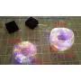 DLTND Solar Rope Lights Outdoor Waterproof IP67 100LED String Lights Christmas Lights PVC Tube Fairy Lights for Pool Garden Yard Patio Gazebo Awning Xmas Tree Party Wedding Camping(Mlti-Clr5 Clear)