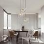 EDISLIVE Soap Bubble Chandeliers with 3 Glass Pendant Light 14 Glass Globe Pendant Ceiling Light for Kitchen Island Lights Fixture