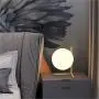 BOKT Mid Century Modern Brass Table Lamp Home Decor Glass Ball and ANG Metal Table Lamp Reading Lamp for Office, Bedroom, Living Room (A Style) BOKT Mid Century Modern Brass Table Lamp Home Decor Glass Ball and ANG Metal Table Lamp Reading Lamp for Office, Bedroom, Living Room (A Style)