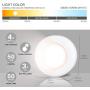 Tap Light Push Lights STAR-SPANGLED Mini Night Touch Light LED Puck Lights Portable Under Cabinet Lighting Battery Operated Powered DIY Stick On Lights Wireless Closet Counter Kitchen Warm White 5Pack