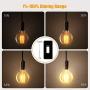 Outdoor Dimmer, Wteske Smart Plug-in Light Dimmer with 10FT Extension Cord, Works with Alexa Google Home, WiFi Outlet Remote Control Dimming-350W, IP44 Waterproof for Dimmable String Lights