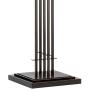 Metro Mission Torchiere Lamp with Side Lights Bronze Champagne Glass Dimmable for Living Room Reading Bedroom Office - Franklin Iron Works