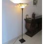 Tiffany Style 69'' H Stained Glass Mission Torchiere Floor Lamp 1-Light with 14.2'' Wide Shade for Living Room, Bedroom