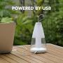 LUTEC LED 190LM Night Light Touch-Button Operation 3 Step Dimmer Portable & Moveable Table Light Outdoor,Waterproof Exterior Atmosphere Lighting for Patio, Tent