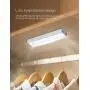 Automatic Closet Lights,Motion Sensor Wireless Pantry Light Rechargeable and Magnetic Stick-on Anywhere Under Cabinet Lights for Bedroom Light Bathroom Lighting (Cold white-20cm, 1 Pack)