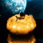 LED Colorful Clouds Astronaut Lamp with Rainbow Effect As Childrens Night Light Cloud Lamps Fixture Cotton for Child Girls Boys Room Bedroom Coffee Decoration
