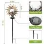 Sun Solar Lights Outdoor, NIORSUN Solar Lights Garden Decorative Metal Stakes Waterproof for Yard, Lawn, Walkway, Flowers
