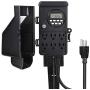 DEWENWILS Outdoor Digital Power Strip Timer, Outdoor Yard Stake Timer, Waterproof with 6 Grounded Outlets, 6ft Extension Cord,Digital Timer for Christmas Lights Decorations,1800W/15A Heavy Duty
