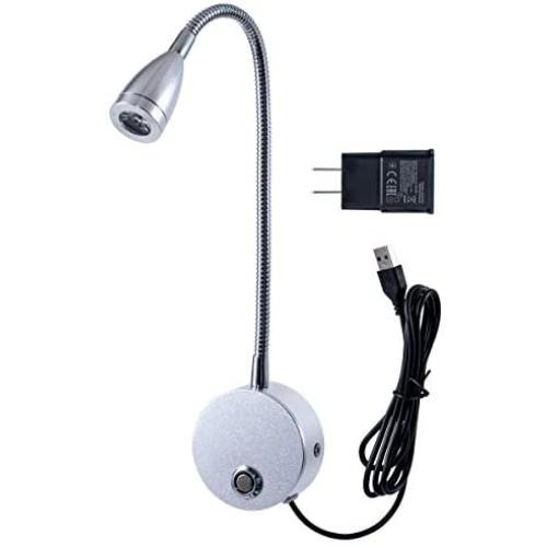 Bedside Reading Lights, Head Adjustable Minimalist LED Bed Reading Lamp, Dimmable Touch Switch Bedside Lamp for Bedroom Living Room Office, Reading Lights for Bed headboard