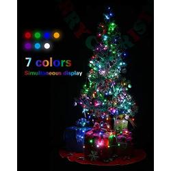 ZHIJIAN Color Changing Fairy String Lights with Remote - 33Ft 100 LED Waterproof Firefly - Multicolor Twinkle Christmas Lights Decorative Lights with USB Plug for Wedding Party Dorm Bedroom