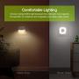 AUVON Plug-in LED Motion Sensor Night Light, Mini Warm White LED Nightlight with Dusk to Dawn Motion Sensor, Adjustable Brightness for Bedroom, Bathroom, Kitchen, Hallway, Stairs (4 Pack)