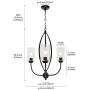 TODOLUZ 3-Lights Pendant Lighting Kitchen Island Light Fixtures with Seedy Glass Shade, Hanging Chandelier Pendant Lamps for Dining Room Bar Cafe