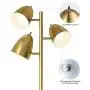OYEARS LED Reading Floor Lamp for Living Room Mid Century Modern 68.5” Adjustable 3 Light Tree Antique Brass Tall Standing Lamp 3 LED Bulbs Included Gold