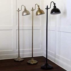 Decor Therapy PL3900 Chloe Pharmacy Floor Lamp, 7.8x14.57x21.93, Zadar Brass