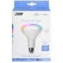 Feit Electric BR30/RGBW/CA/AG WiFi Changing and Dimmable, No Hub Required, Alexa or Google Assistant BR30 Smart LED Light Bulb, 65W, Multi-Color RGBW