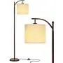 Brightech Montage - Bedroom & Living Room Floor Lamp - Reading Standing Light with Arc Hanging Shade - Indoor, Tall Pole Lamp for Office - Suits Mid Century Modern & Farmhouse - with LED Bulb - Bronze Brightech Montage - Bedroom & Living Room Floor Lamp - Reading Standing Light with Arc Hanging Shade - Indoor, Tall Pole Lamp for Office - Suits Mid Century Modern & Farmhouse - with LED Bulb - Bronze