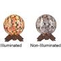 Table Lamps, Artzone Handcrafted Tiffany Lamps for Bedrooms, Stained Glass Desk Lamp, Tiffany Styled Table Lamps, Tiffany Table Lamps for Bedroom, Tiffany Table Lamps - Natural Shell