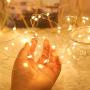 Twinkle Star 200 LED 66ft Fairy String Lights USB & Adapter Powered, Dimmable Control Starry Silver Wire String Lights Home Lighting Indoor Outdoor Bedroom Wedding Party Decoration, Warm White