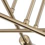 Sputnik Chandelier Lighting 6-Light,Modern Mid Century Ceiling Light Fixture, Vintage Brushed Brass Hanging Pendant Lights for Bedroom Dining Room Living Room,GoldSC-L6-01 (Brushed Brass)