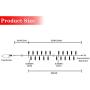 AWQ 500 LED 49ft Christmas Cluster Lights Christmas String Lights Decoration Lights for Christmas Home Garden Wedding Party Xmas Tree Bedroom Indoor Outdoor Decor