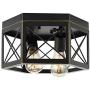 HMVPL Farmhouse Flush Mount Ceiling Lights Fixtures, Kitchen Close to Ceiling Lamp Industrial Edison Metal Pendant Lighting for Island Dining Room Hallway Bedroom (2-Lights) HMVPL Farmhouse Flush Mount Ceiling Lights Fixtures, Kitchen Close to Ceiling Lamp Industrial Edison Metal Pendant Lighting for Island Dining Room Hallway Bedroom (2-Lights)