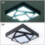 Modern Black Ceiling Lighting Fixture, 30W Flush Mount Black 6500K (Cool White) Square Classic Modern Metal LED Square Ceiling Lamp for Living Room Kitchen Dining Room Modern Black Ceiling Lighting Fixture, 30W Flush Mount Black 6500K (Cool White) Square Classic Modern Metal LED Square Ceiling Lamp for Living Room Kitchen Dining Room