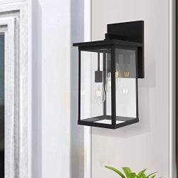 TODOLUZ 3-Lights Indoor Wall Lantern Outdoor Lighting Fixtures Wall Mount, Exterior Wall Light for Entryway Porch Doorway