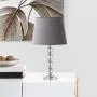 Safavieh Lighting Collection Nola Stacked Crystal Ball 16-inch Table Lamp (Set of 2)