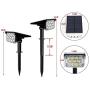 T-SUNUS Solar Green Lights Outdoor, 20 LEDs Solar Spot Lights Solar Landscape Lights Solar Lights Outdoor 2 in 1 Solar Powered Wall Light Solar Garden Light for Yard Garden Driveway Porch Patio