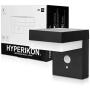 Hyperikon LED Solar Lights Outdoor, Wall Pack Fence Sconce, 4000K Daylight, PIR and Photocell Sensor 2 Pack
