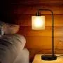 Industrial Lamp,Tomshine Desk Lamp with 2 USB Ports,Stepless Dimmable Vintage Nightstand Lamp, Glass Shade Bedroom Lamp for Bedroom, Living Room Industrial Lamp,Tomshine Desk Lamp with 2 USB Ports,Stepless Dimmable Vintage Nightstand Lamp, Glass Shade Bedroom Lamp for Bedroom, Living Room