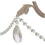 Strand Silver Leaf Large Chandelier 46'' Wide Beaded Crystal Candle 12-Light Fixture for Dining Room House Foyer Kitchen Island Entryway Bedroom Living Room - Regency Hill