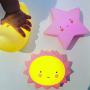 LED Night Light for Kids Moon Star Lamp Bedroom Nursery Decor Birthday Christmas Party Gift for Baby Romantic Table Light Bedside Lamp for Child Girl Women Soft Silicone Nightlight