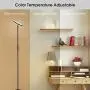 Tangkula Sky LED Torchiere Floor Lamp, Dimmable Standing Light with 3 Light Options, Ideal for Living Room, Bedroom and Office (Black) Tangkula Sky LED Torchiere Floor Lamp, Dimmable Standing Light with 3 Light Options, Ideal for Living Room, Bedroom and Office (Black)