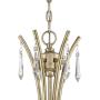 Josephine Silver Leaf Chandelier 26 1/4'' Wide Crystal 6-Light Fixture for Dining Room House Foyer Kitchen Island Entryway Bedroom Living Room - Regency Hill Josephine Silver Leaf Chandelier 26 1/4'' Wide Crystal 6-Light Fixture for Dining Room House Foyer Kitchen Island Entryway Bedroom Living Room - Regency Hill