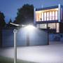 Gebosun LED 60W Solar Flood Outdoor Street Lights,IP65 Waterproof Dusk to Dawn Security Area Light 6000 Lumen 6000K for Yard, Garden, Warehouse, Swimming Pool, Pathway, Basketball Court.