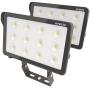 HYPERLITE LED Flood Light 50W 5,500Lm 5000K Flood Lights Outdoor IP65 Waterproof LED Security Light UL Qualified for Garage Backyard Doorways 2 Pack