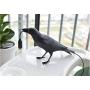 Crow Table Lamp,Bird Table Lamps Artificial Bird Shaped Table Lamp Bedroom Resin Crow Desk Lamp Bedside Light for Bedroom,Bedside,Living Room,Corridor (Black)