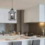 TULUCE 3 Light Chandelier Oil Rubbed Bronze Pendant Light Semi Flush Mount Light Ceiling for Farmhouse Kitchen Dining Room Living Room Foyer
