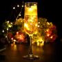 String Lights,Waterproof LED String Lights,10Ft/30 LEDs Fairy String Lights Starry ,Battery Operated String Lights for Indoor&Outdoor Decoration Wedding Home Parties Christmas Holiday.(Warm White)