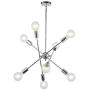 BONLICHT 8-Light Sputnik Chandelier Chrome Modern Chandelier Lighting Vintage Ceiling Light for Kitchen Dining Room Hallway Foyer