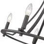 Emliviar Modern Farmhouse Dining Room Chandelier, 5-Light Kitchen Pendant Light in Oil Rubbed Bronze Finish, 010-5 ORB